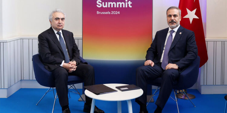 Bakan Fidan, Fatih Birol'u kabul etti