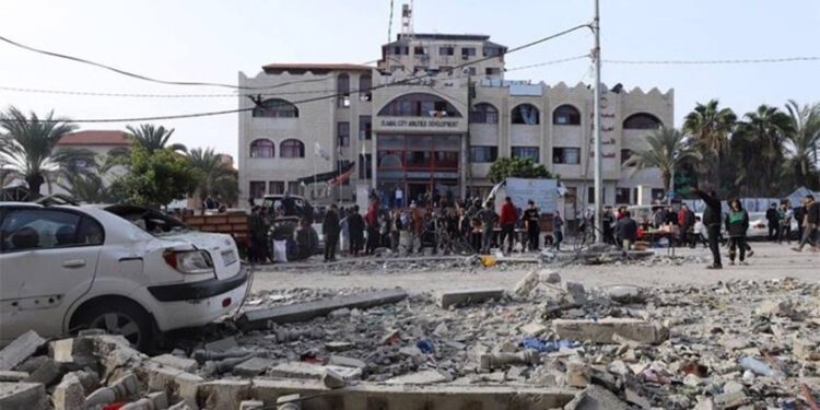 Filistin Kızılayı: Al-Amal Hastanesi hizmet dışı kaldı