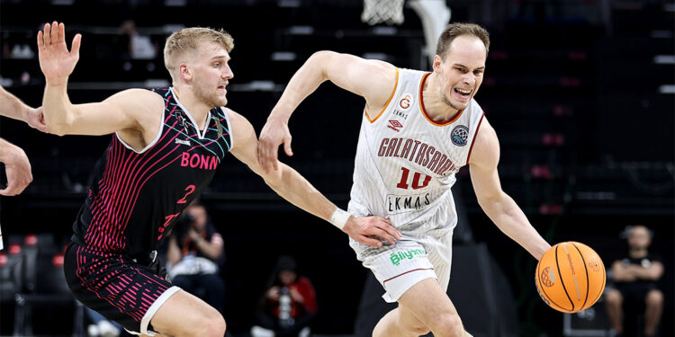 Galatasaray Ekmas Telekom Baskets Bonn'u 98-85 mağlup etti