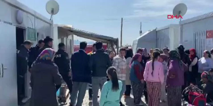 Gaziantep'te konteynerde yangın çıktı