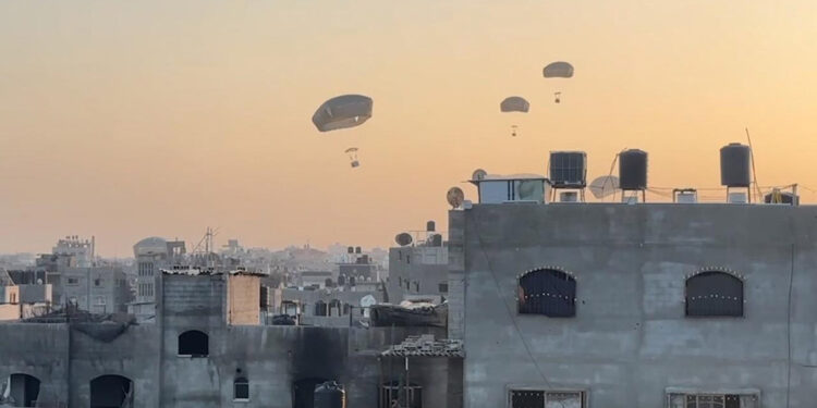 Gazze'de hava yardımı sırasında ölenlerin sorumlusu ABD değil