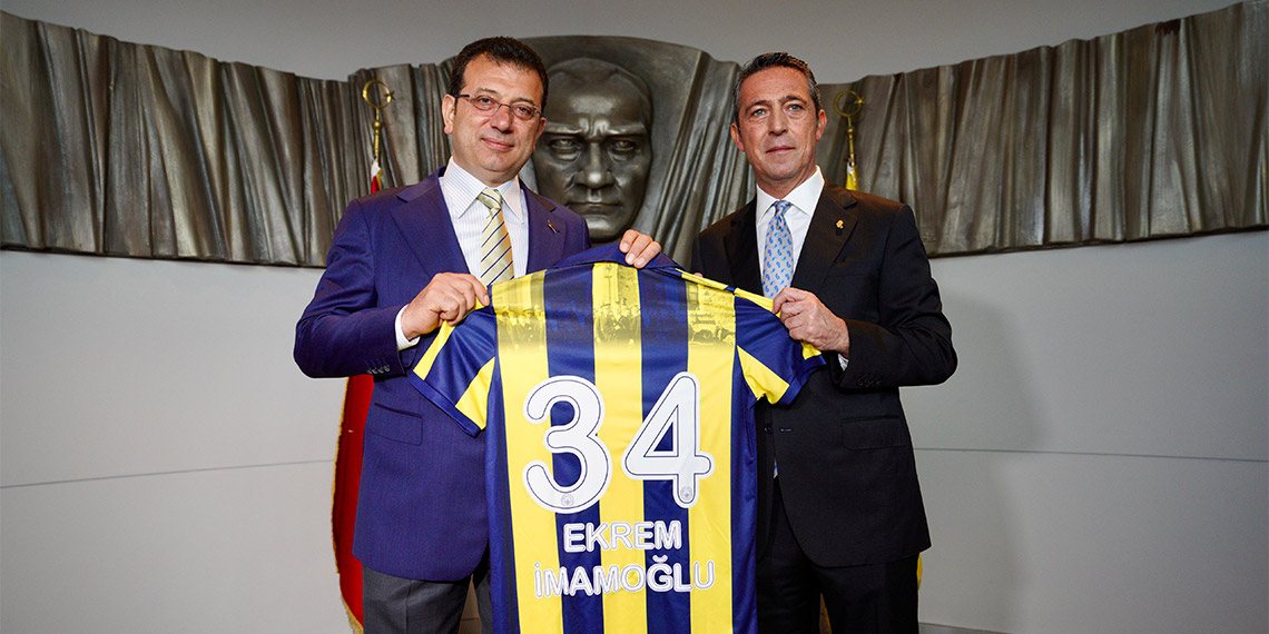 Ekrem İmamoğlu Ali Koç'a ziyarette bulundu