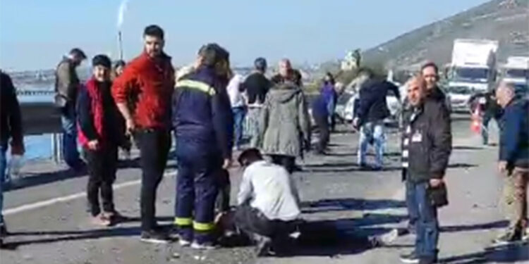 İskenderun'da zincirleme trafik kazası