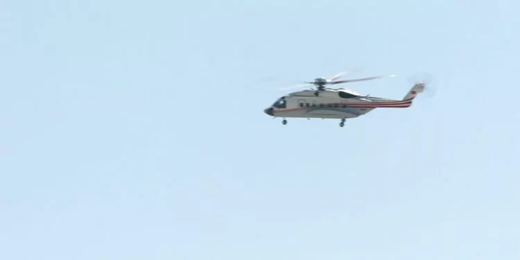 Erdoğan miting alanına helikopterle geldi