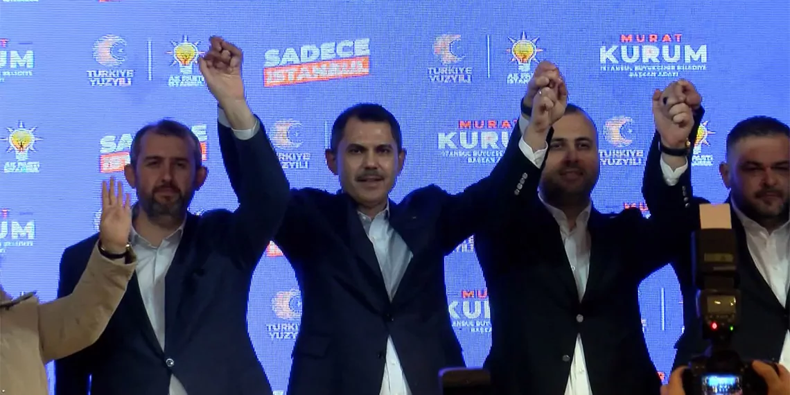 Ak parti i̇stanbul büyükşehir belediye başkan adayı murat kurum güngören mitinginde konuştu.