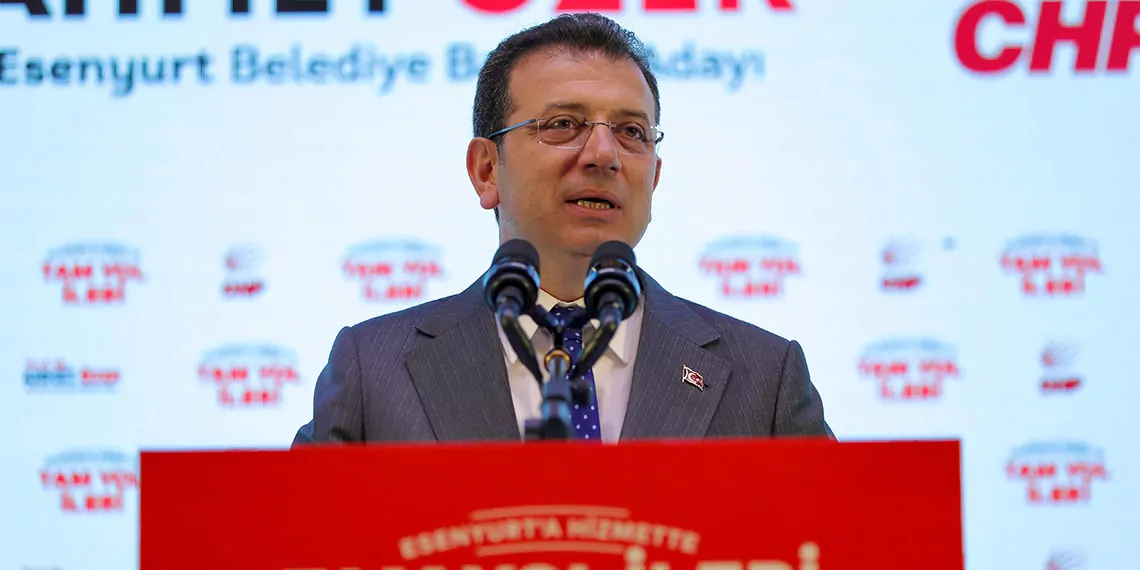 İbb başkanı ekrem i̇mamoğlu, chp esenyurt belediye başkan adayı ahmet özer'in proje tanıtım toplantısında haramidere'ye 1 milyar 800 milyon liralık yatırım yaptıklarını söyledi.