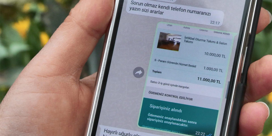 Sosyal medyada gördüğü ucuz eşya linkine tıkladı; 33 bin lira dolandırıldı. Dolandırıcılar hakkında şikayette bulunan Nurcan İbili, şimdi 33 bin lirasını alanların yakalanmasını bekliyor.