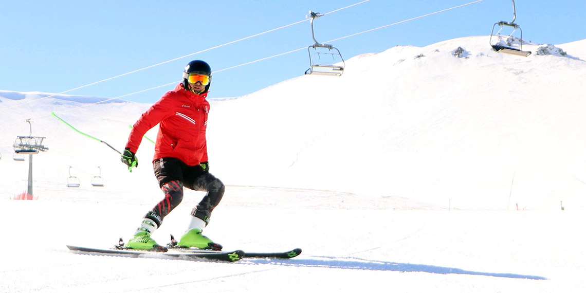 İşitme engelli Ali, kayakta Türkiye'yi olimpiyatta temsil edecek