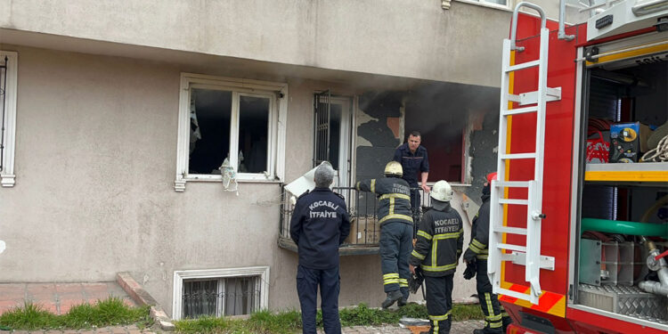 Kocaeli'de doğalgaz kaynaklı patlama