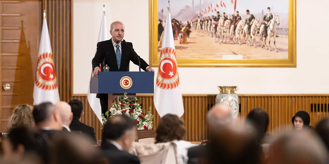 Tbmm başkanı numan kurtulmuş, "filistin devleti'nin varlığı dünyada barışın, adaletin yeniden tesis edildiğinin en büyük göstergesi olacaktır" dedi.