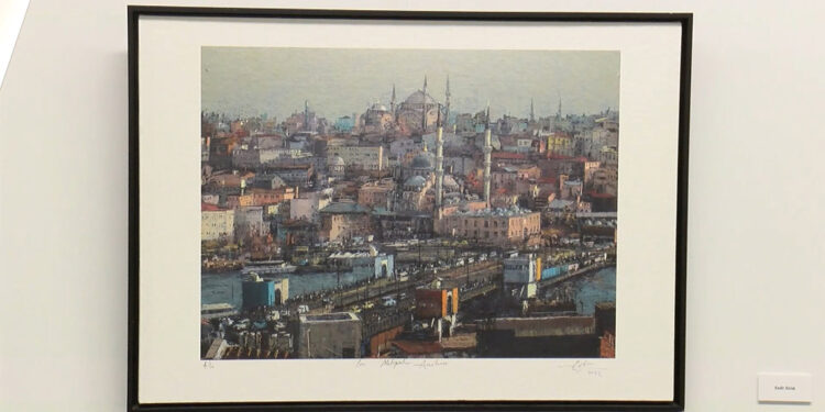 Kent Manzaraları sergisi İstanbul Kent Üniversitesi'nde açıldı