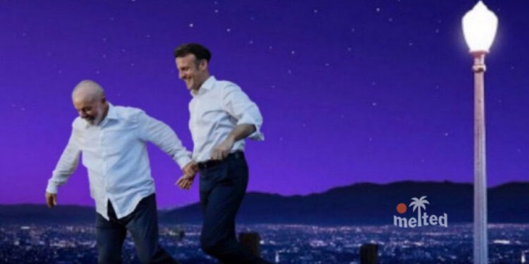 Macron'un mevkidaşı Lula ile çekilen fotoğrafı dikkat çekti