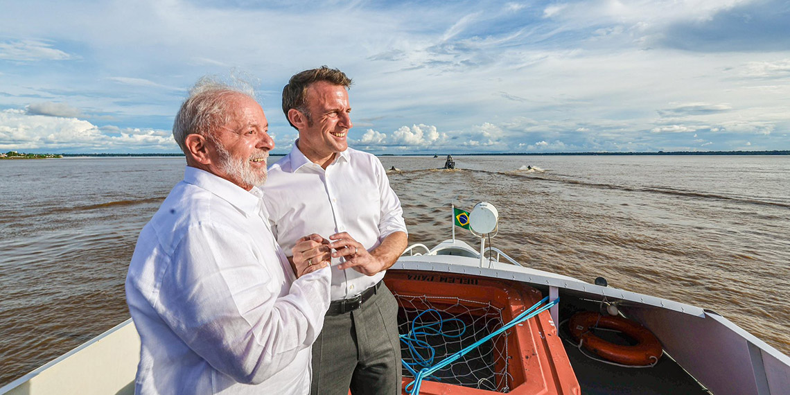 Macron'un mevkidaşı Lula ile çekilen fotoğrafı dikkat çekti