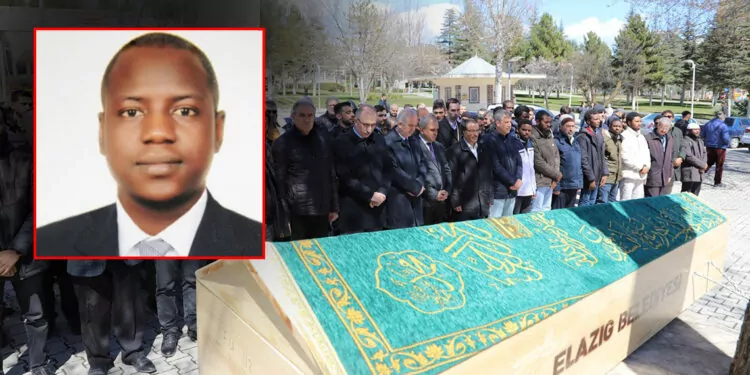 Nijeryalı öğrencinin cenazesi, elazığ’da defnedildi
