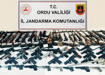Ordu'da silah kaçakçılığı operasyonu; 66 gözaltı