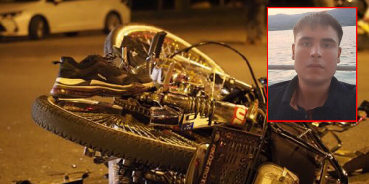 Otomobille çarpışan motosikletli Rıfat Emre öldü