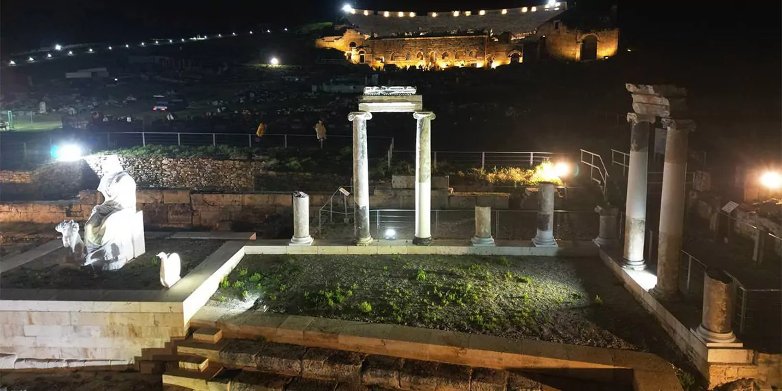 Pamukkale hierapolis oren yeri gece muz 23030 - kültür ve sanat - haberton