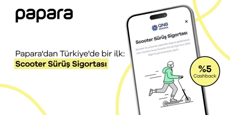 Papara, ‘Scooter Sürüş Sigortası’nı duyurdu