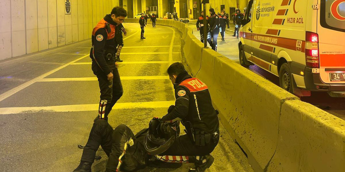 Şişli'de kaza yapan motosikletli polis memuru şehit oldu 