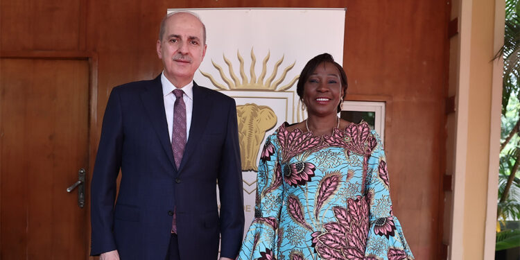 Kurtulmuş, Fildişi Sahili Senato Başkanı ile görüştü