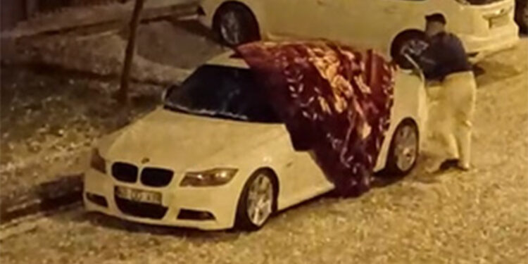 Tokat'ta dolu yağışı