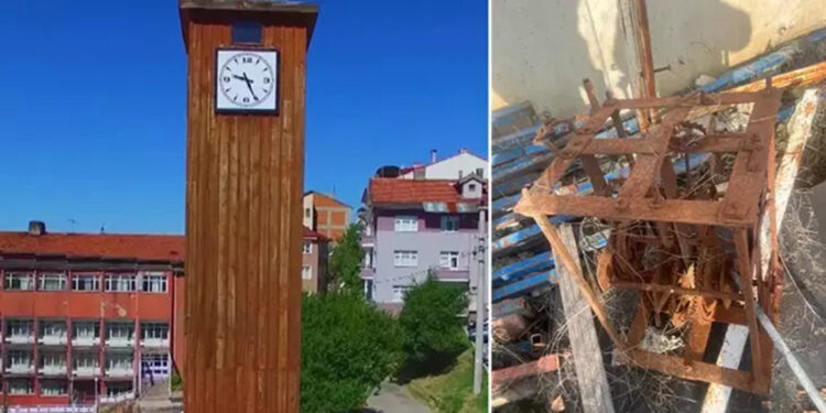 Tarihi saat kulesinin 10 yıldır kayıp mekanizması bulundu