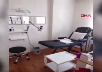 Ukraynalı kadın kiraladığı evi estetik merkezine dönüştürmüş