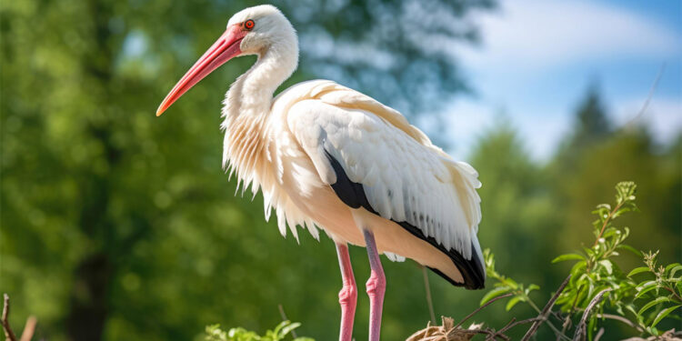 Leylekler Edirne'deki yuvalarına geldi