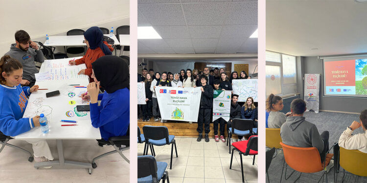 Bursa gençleri hava kirliliğine karşı "Temiz Hava Elçileri" olarak eğitim veriyor