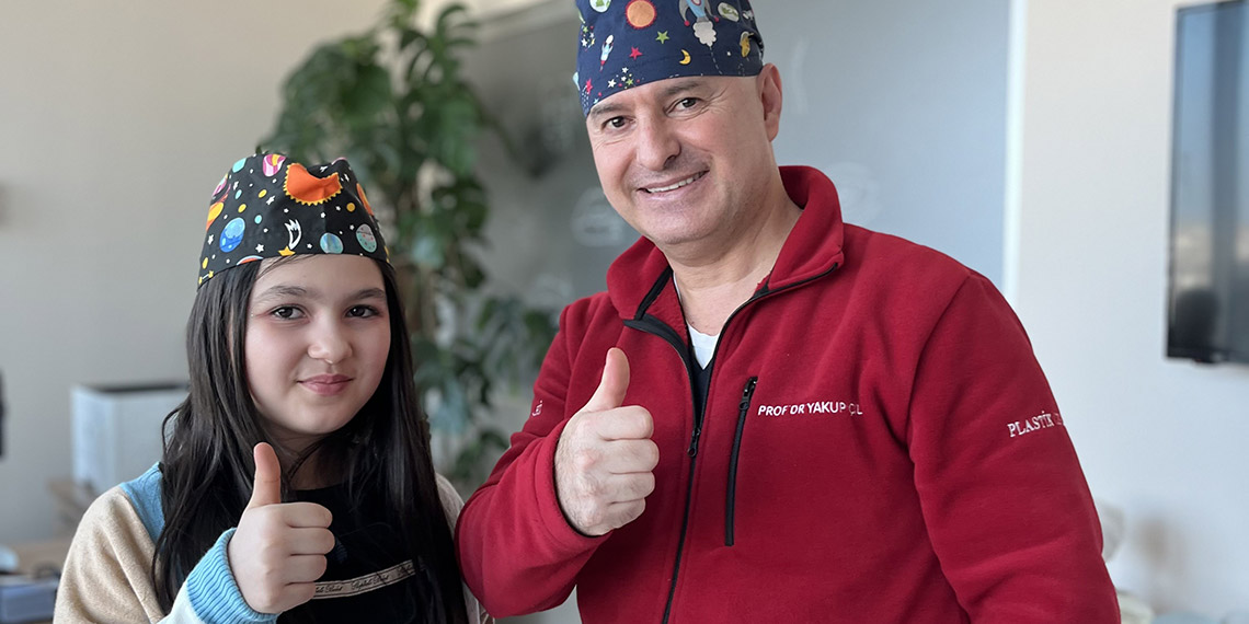 10 yaşındaki Çeçen hastanın parmağı Türkiye’de kurtarıldı