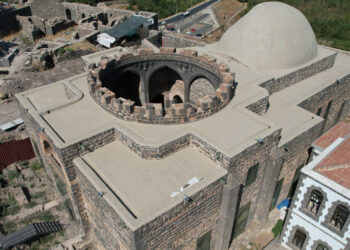 1600 yıllık Saint George Kilisesi'nde restorasyon