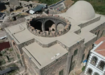 1600 yıllık saint george kilisesi'nde restorasyon