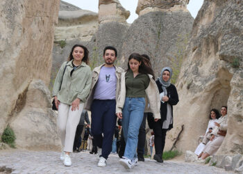Kapadokya'yı bayram tatilinde 243 bin 632 turist ziyaret etti