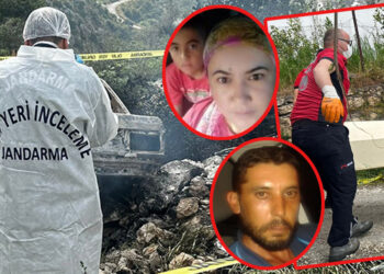 Anne ile oğlu evde baba otomobilinde yanmış olarak ölü bulundu