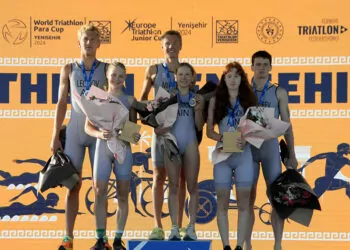 Avrupa gençler triatlon kupası'nda ödüller verildi