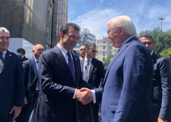 Almanya Cumhurbaşkanı Steinmeier İmamoğlu ile görüştü