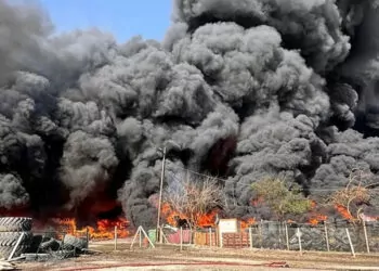 Ankara'da hurdacılar sanayi sitesi'nde yangın