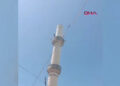 Antalya'da fırtına; seralar zarar gördü, minare külahı koptu
