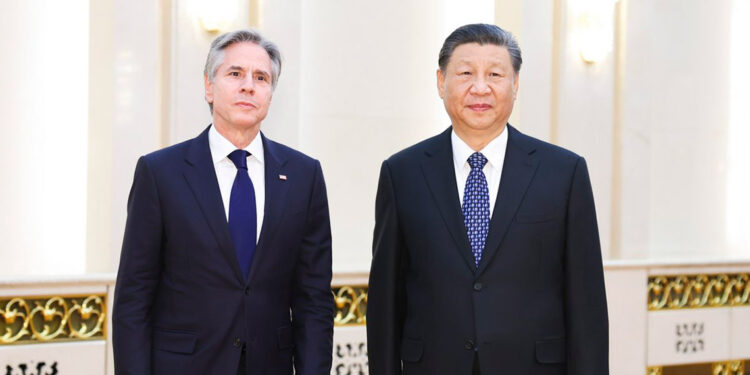 Antony Blinken Çin lideri Cinping ile görüştü
