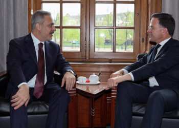 Hakan Fidan Mark Rutte ile görüştü