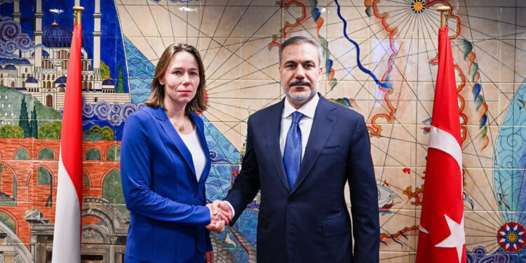 Bakan Fidan, Hollanda Dışişleri Bakanı ile görüştü