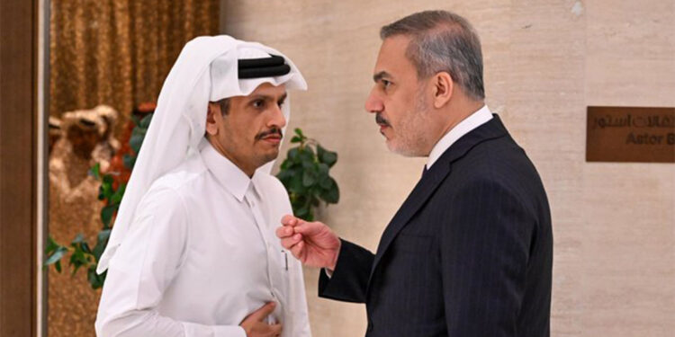 Hakan Fidan Katar Başbakanı Al Sani ile görüştü