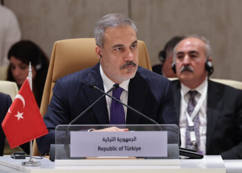 Hakan Fidan, Filistin konulu toplantıya katıldı