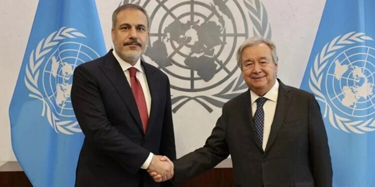 Bakan Fidan, BM lideri Guterres ile telefonda görüştü