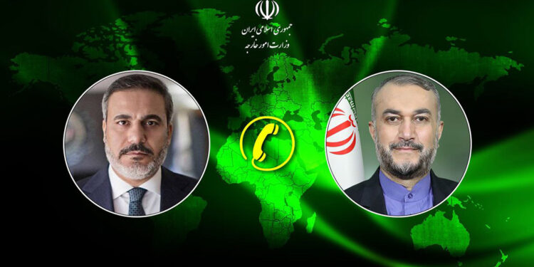 Bakan Fidan, İran Dışişleri Bakanı ile telefonda görüştü