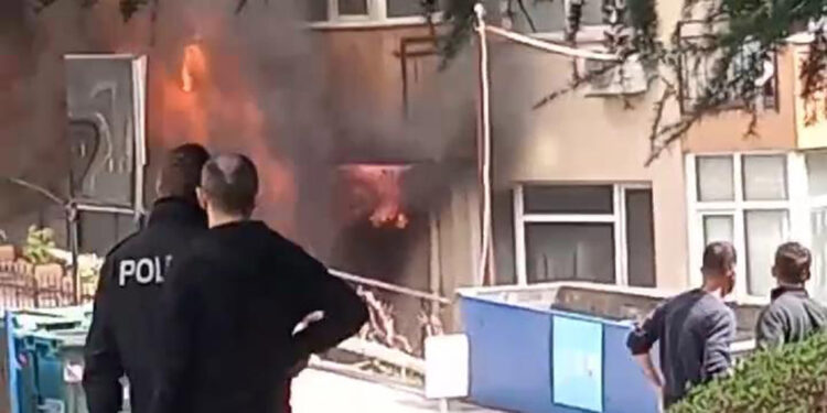 Beşiktaş'ta 29 kişinin öldüğü yangından yeni görüntü