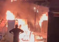 Bursa'da et lokantasındaki yangın söndürüldü