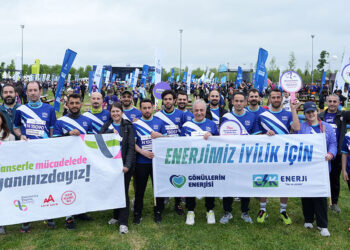 CK Enerji çalışanları, kanserle mücadele için koştu