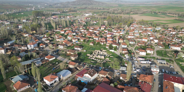 Sulusaray havadan görüntülendi