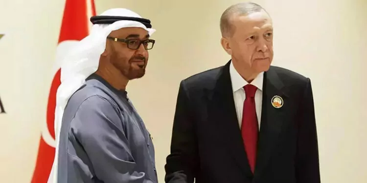 Erdoğan bae devlet başkanı al nahyan ile görüştü